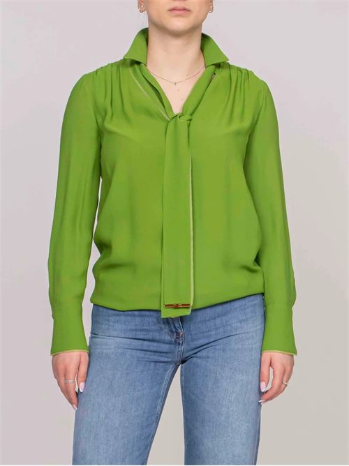 Camicia in georgette di viscosa con fusciacca